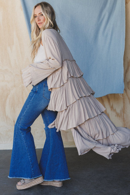 The Nest Layers Of Love Duster Kimono - Oat