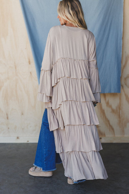 The Nest Layers Of Love Duster Kimono - Oat