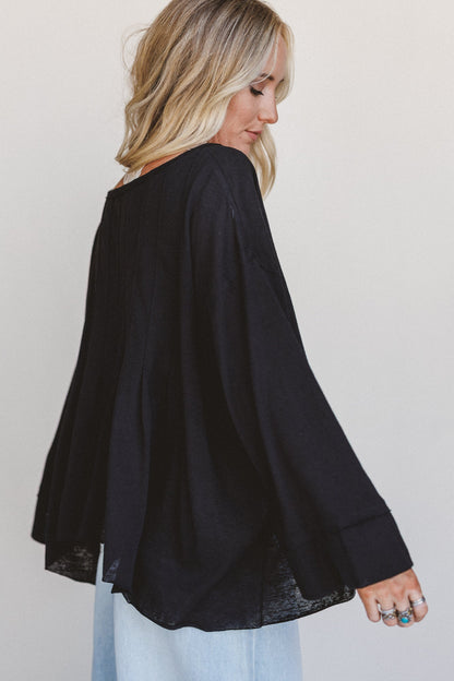 The Nest Isla Drift Top - Black