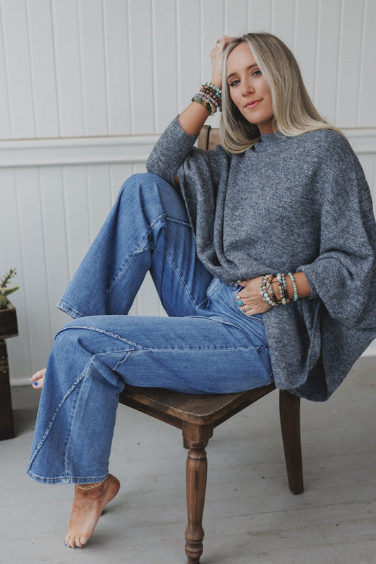 The Nest Gwyneth Sweater - Charcoal
