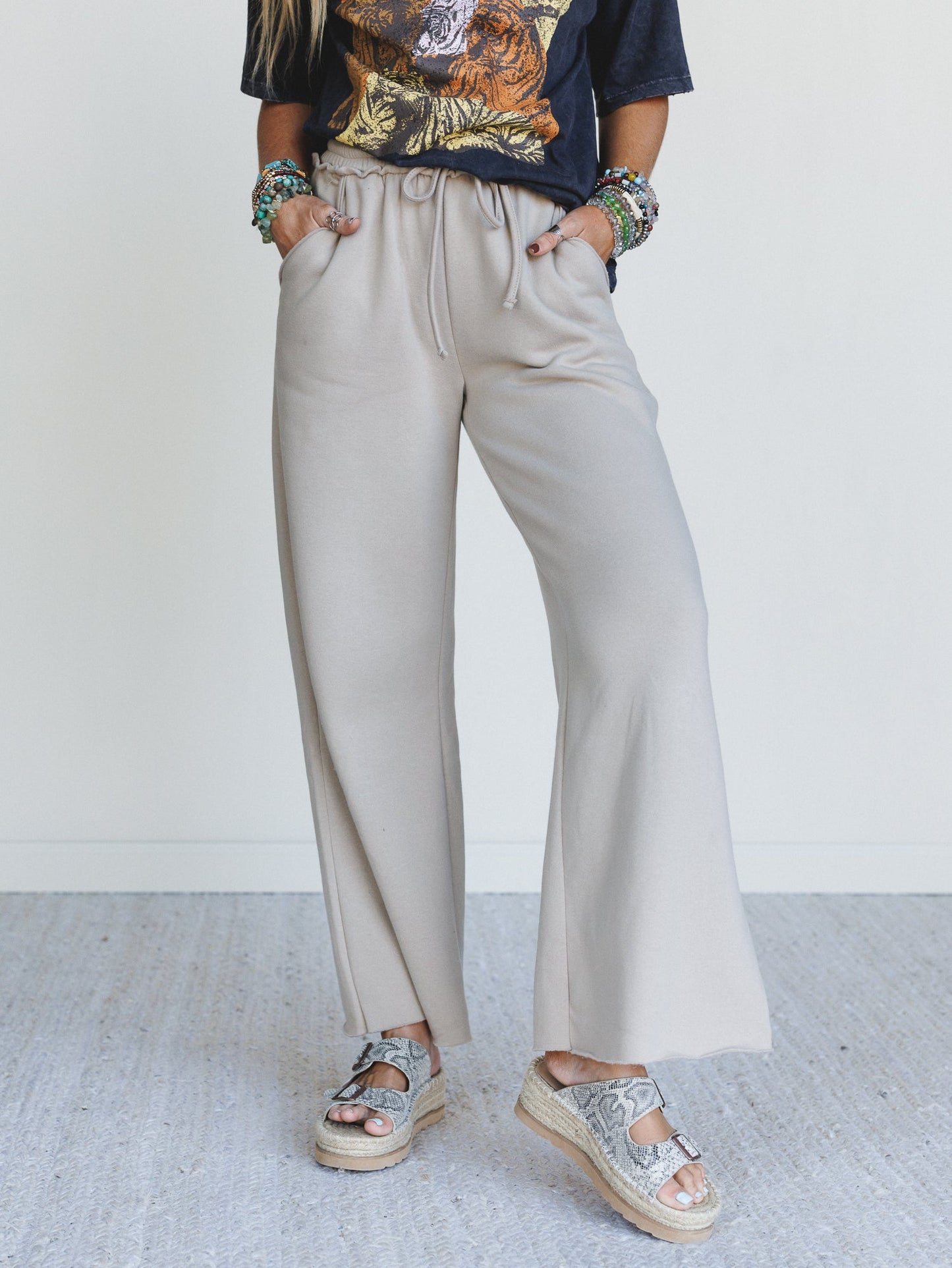 Drifted Off Pants - Ash Mocha