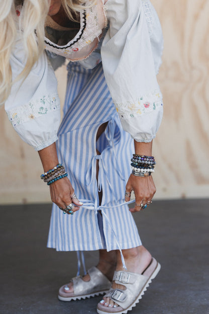 Lighthouse Striped Pants - Blue Multi