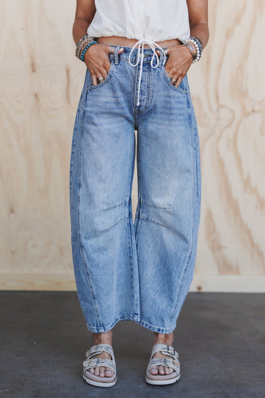 Somerton Barrel Jeans - Denim
