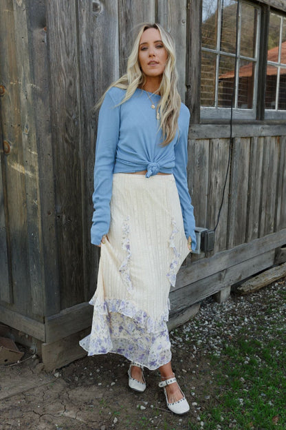 Violet Daze Lace Maxi Skirt - Violet