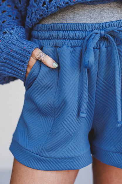 One With It Shorts - Blue