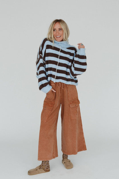 The Nest Cargo Cascade Wide Leg Pants - Copper