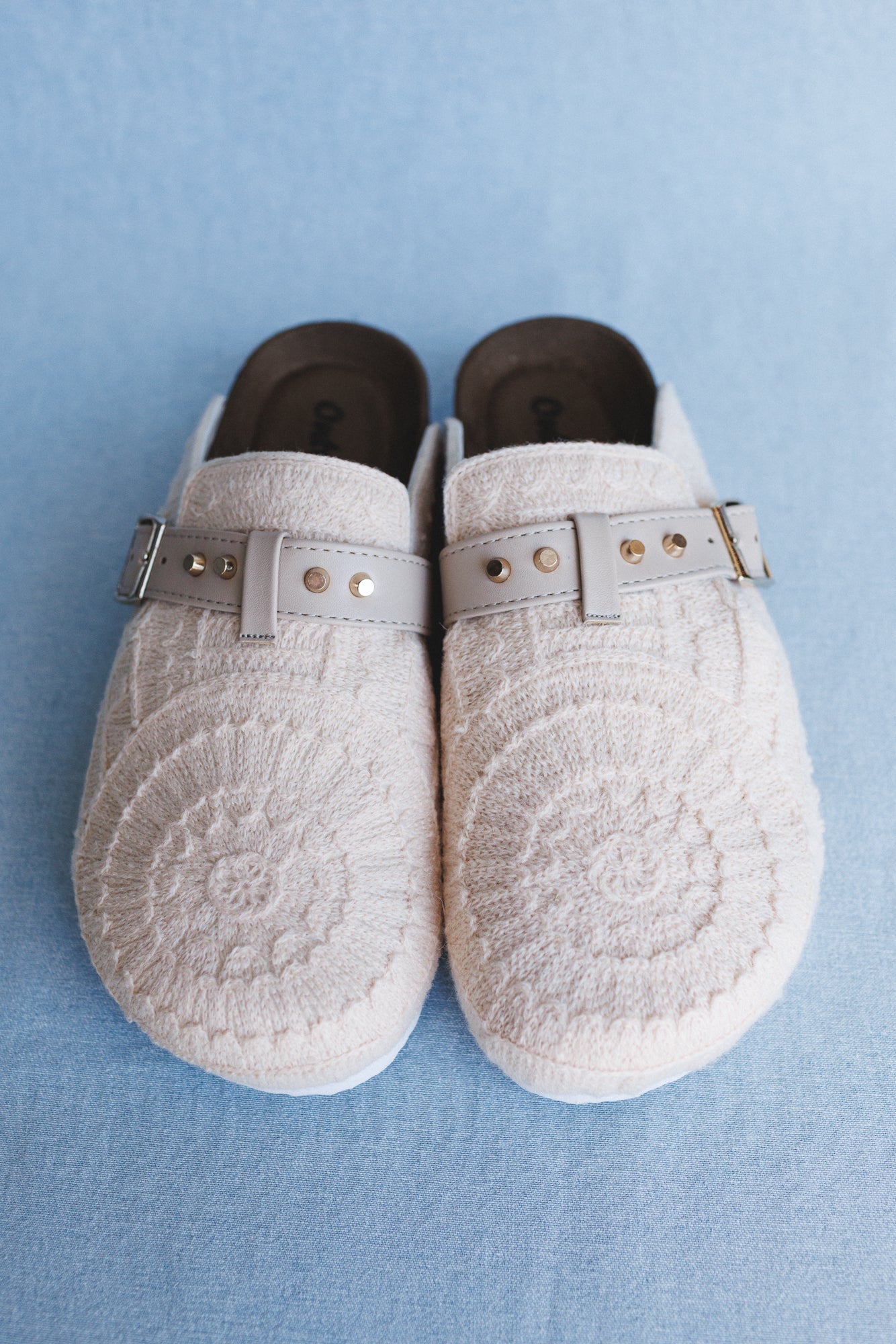 Stepping Easy Crochet Mules - Cream