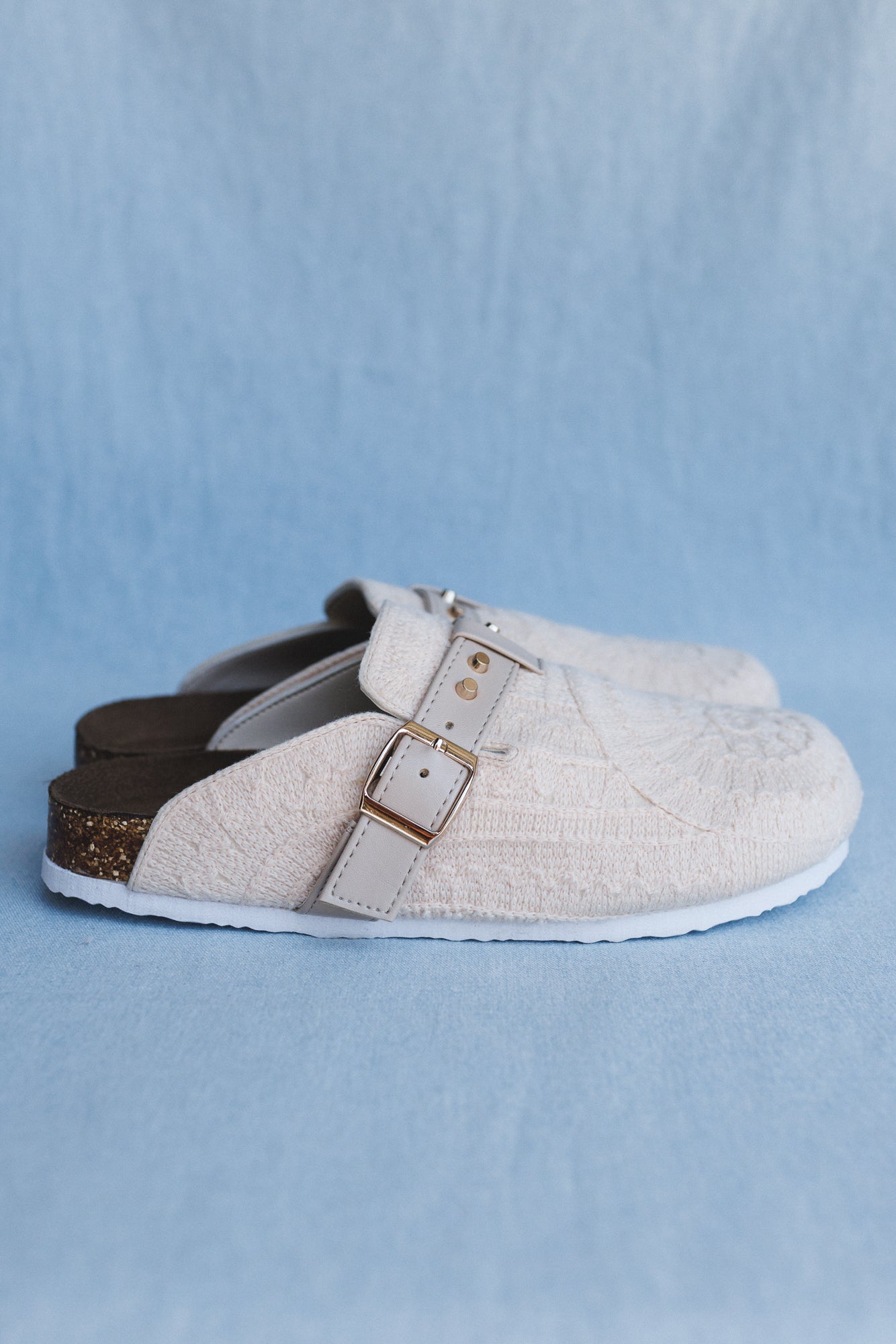 Stepping Easy Crochet Mules - Cream