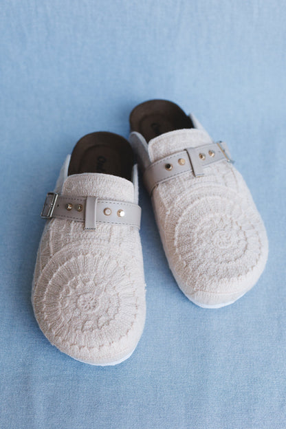 Stepping Easy Crochet Mules - Cream