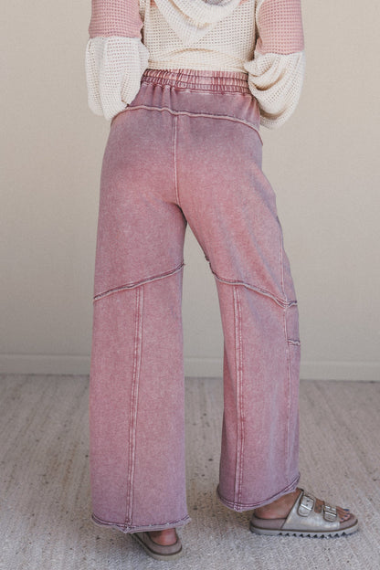 True Flame Wide Leg Pants - Purple