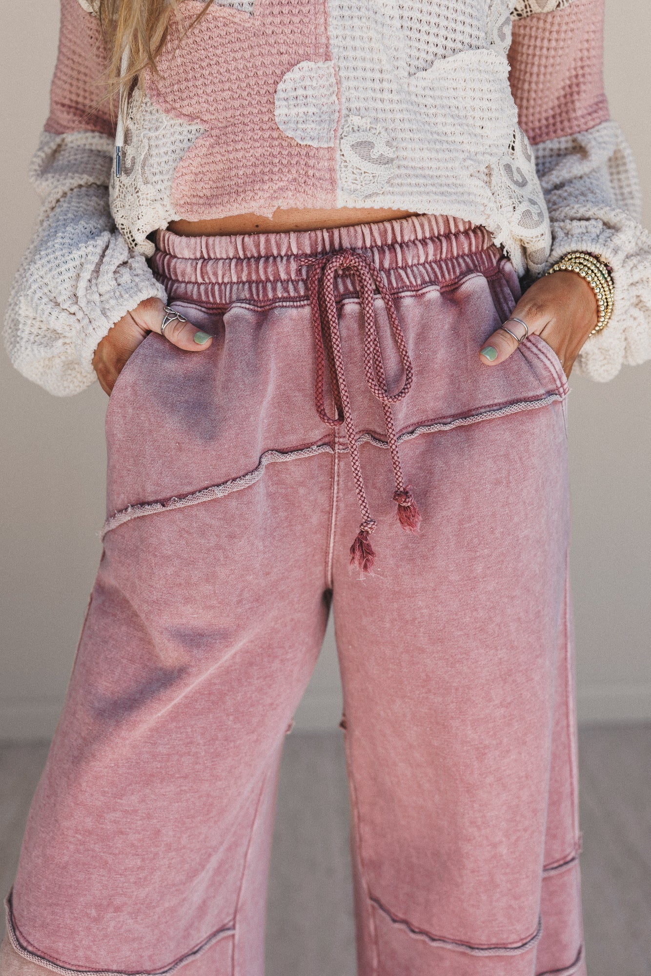 True Flame Wide Leg Pants - Purple