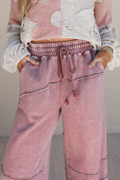 True Flame Wide Leg Pants - Purple