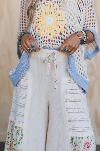 Lacie Layers Wide Leg Pants - Natural