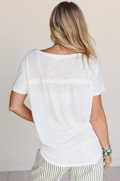 Right On Tee Shirt - Off White