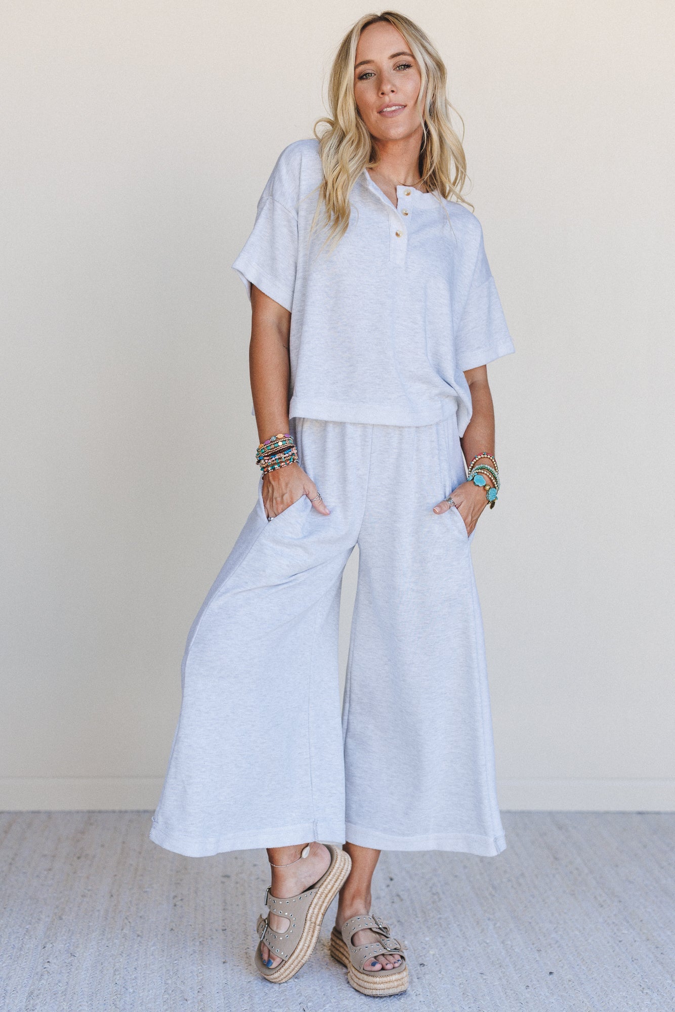 Lina Set - Heather Grey