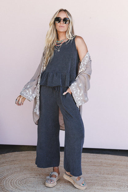 Flower Crown 3 Piece Bundle - Charcoal
