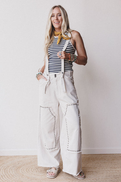 Stripes & Studs 3 Piece Bundle - Beige