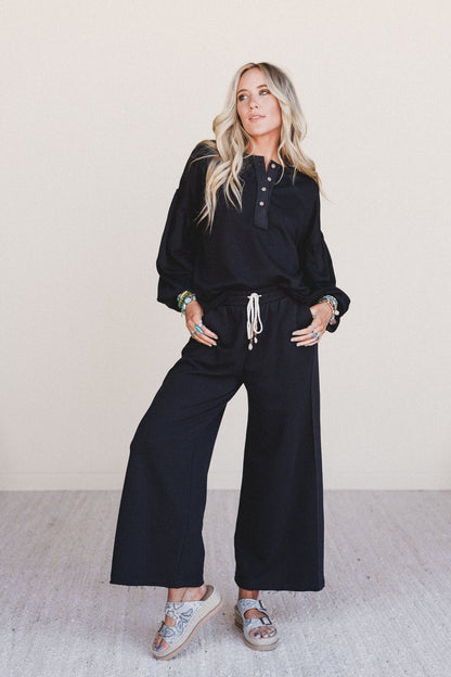 The Nest Laid Back Love 2 Piece Bundle - Black