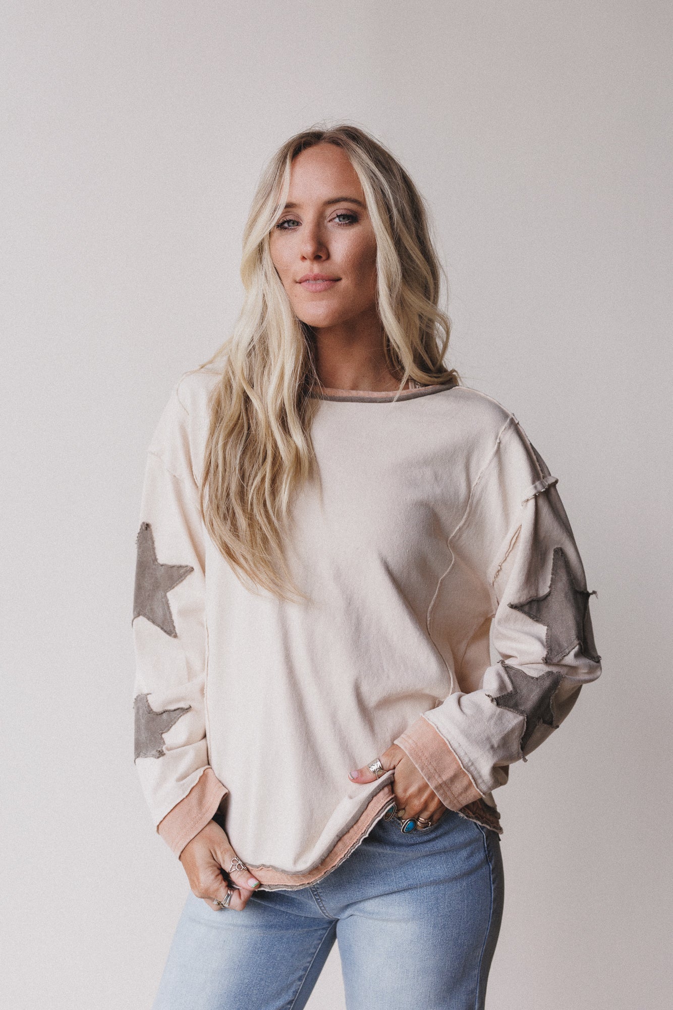 Starry Society Pullover - Oatmeal