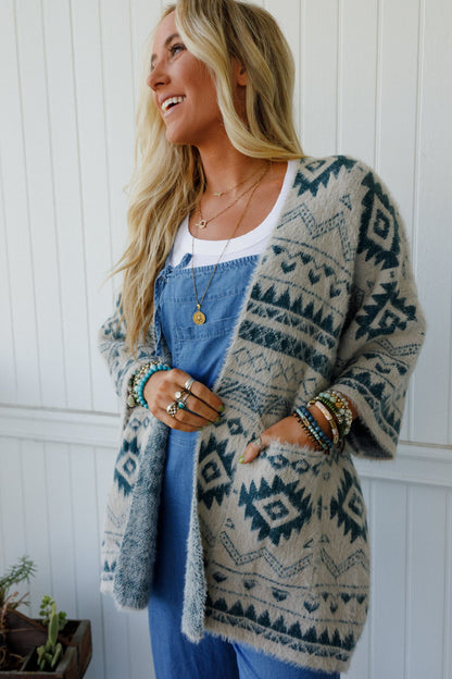 Wild Mesa Cardigan - Teal