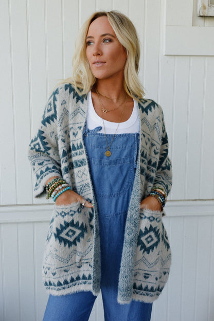 Wild Mesa Cardigan - Teal