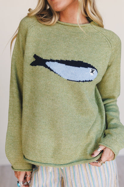 Marine Layers Sweater Top - Olive