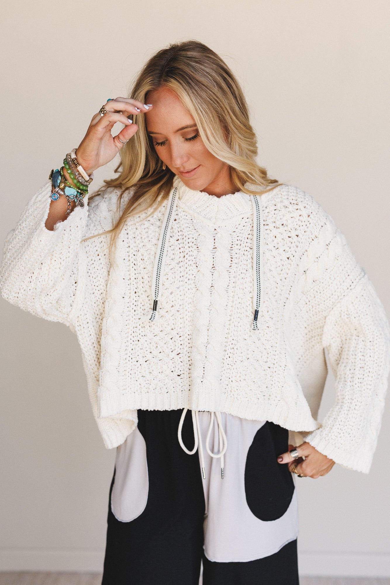 River Tangle Sweater - Cream