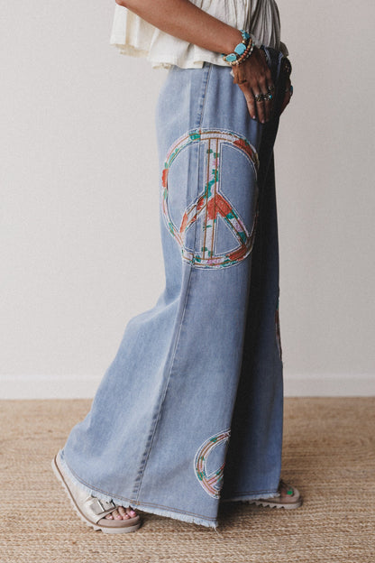 Peace + Florals 3 Piece Bundle - Denim