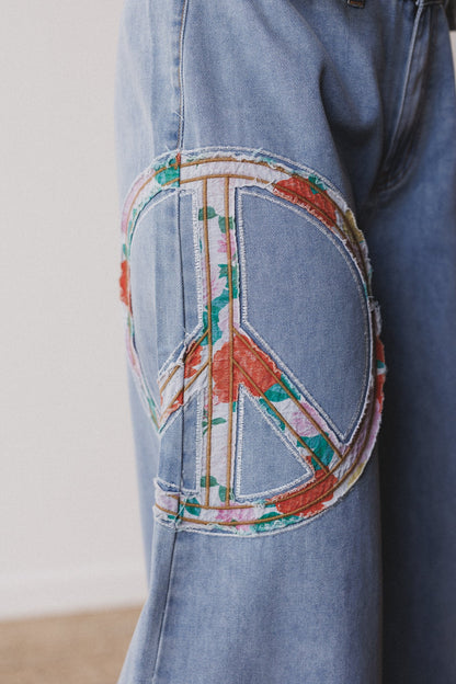 Peace + Florals 3 Piece Bundle - Denim