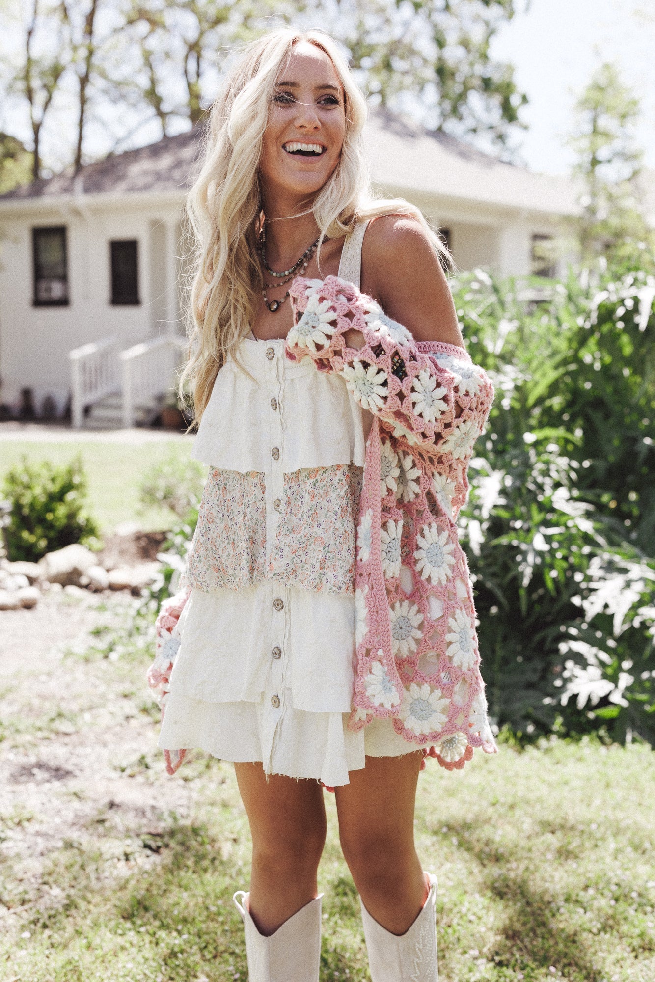 The Nest Wild And Dreamy Cardigan - Mauve