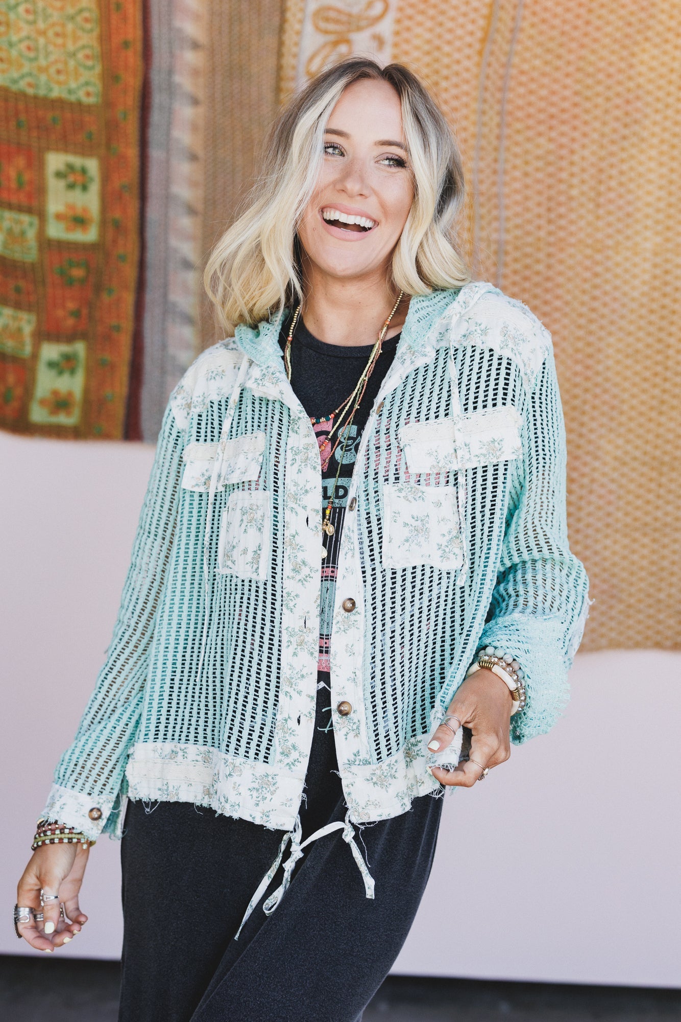 Soft Love Jacket Hoodie - Green