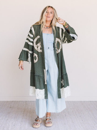 Peace Run Jacket - Olive