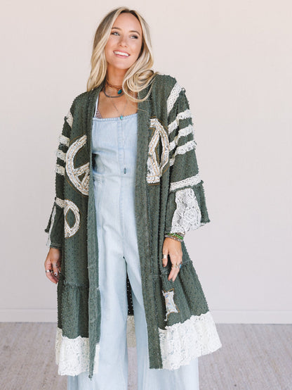 Peace Run Jacket - Olive