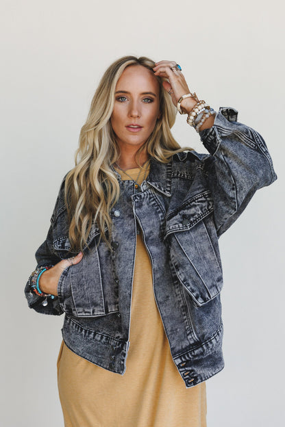 Canyon Coast Denim Jacket - Black