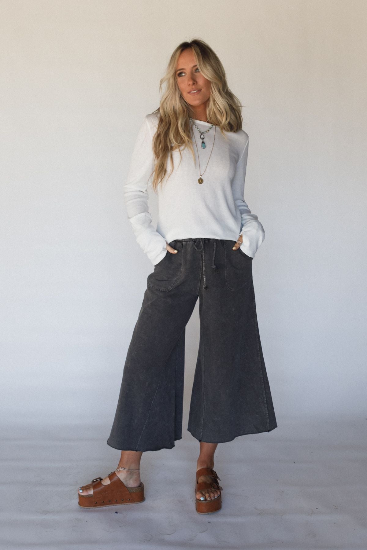 The Nest Jacqueline Long Sleeve Top - Ivory