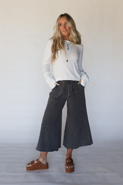 The Nest Jacqueline Long Sleeve Top - Ivory