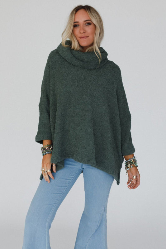 The Nest Hartlie Sweater Top - Basil