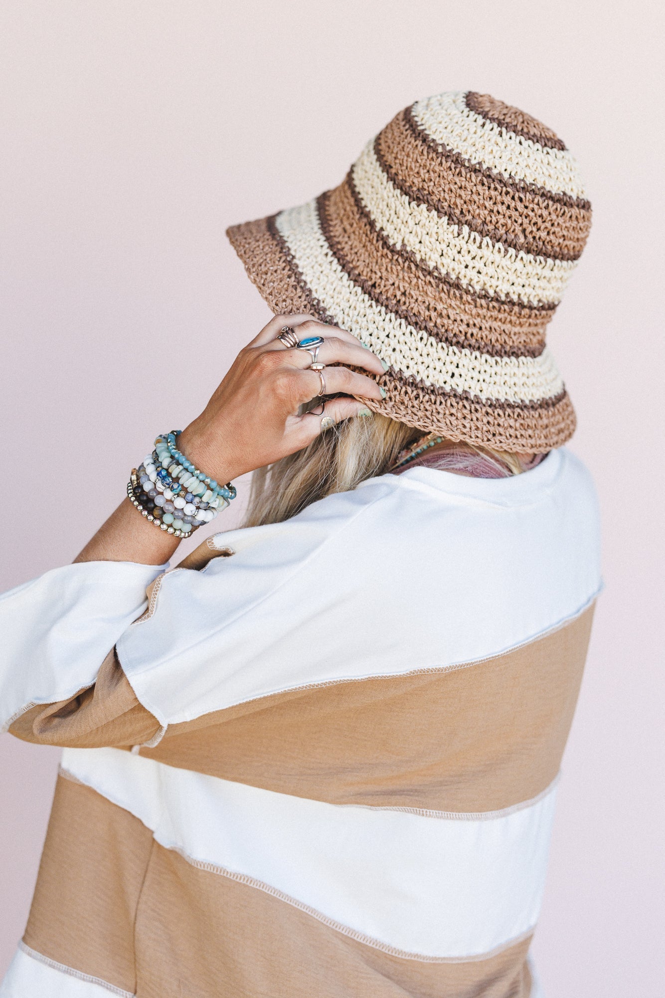 Canteen Crochet Bucket Hat - Camel