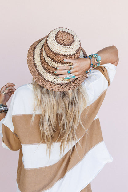 Canteen Crochet Bucket Hat - Camel