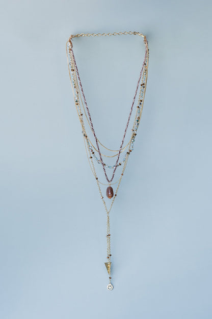 Saturn Layered Necklace - Gold