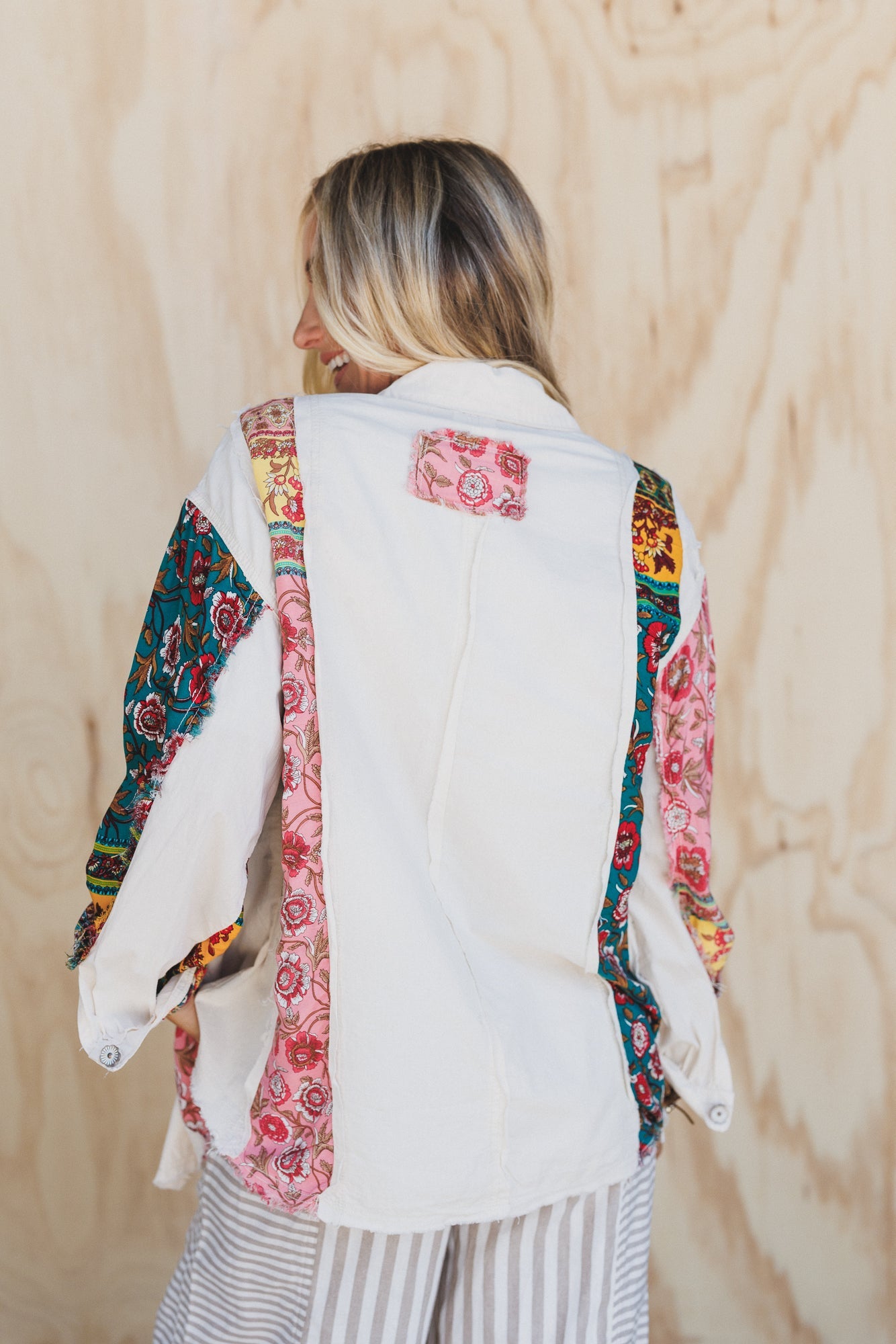 Lush Layers Button Down Top - Cream