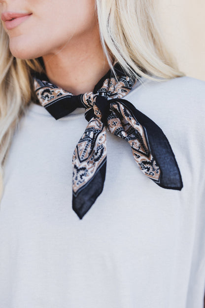Sweet Repeat Bandana - Black