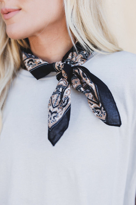 Sweet Repeat Bandana - Black