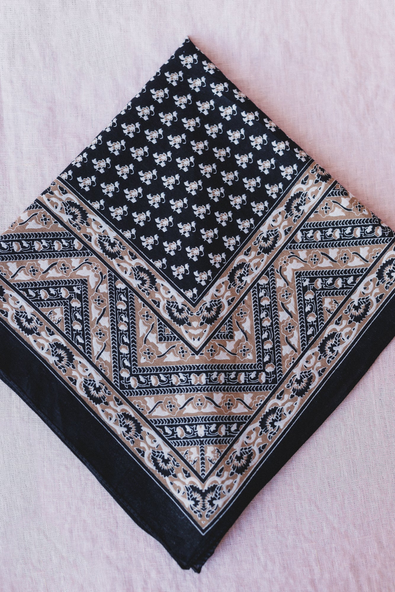 Sweet Repeat Bandana - Black