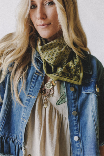 Sole Drift Scarf - Olive