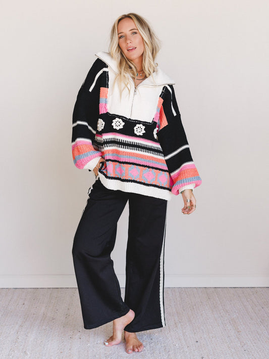 Cozy Cute 2 Piece Bundle - Black Multi