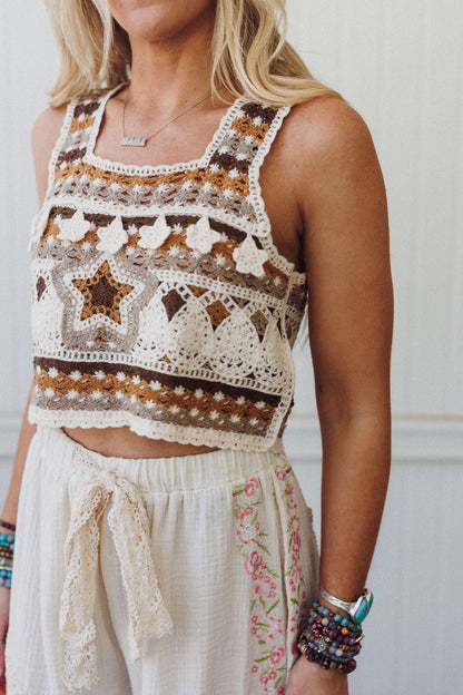 Starwoven Crochet Top - Multi