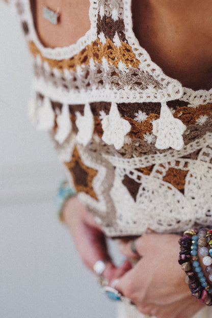 Starwoven Crochet Top - Multi