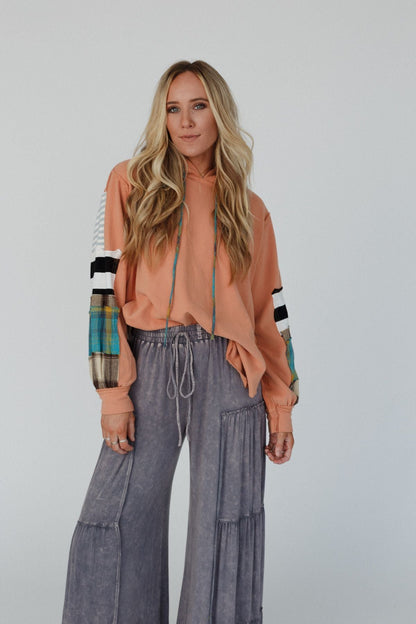 Waylynn Hoodie Pullover - Orange