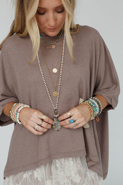 Gizelle Necklace - Blush